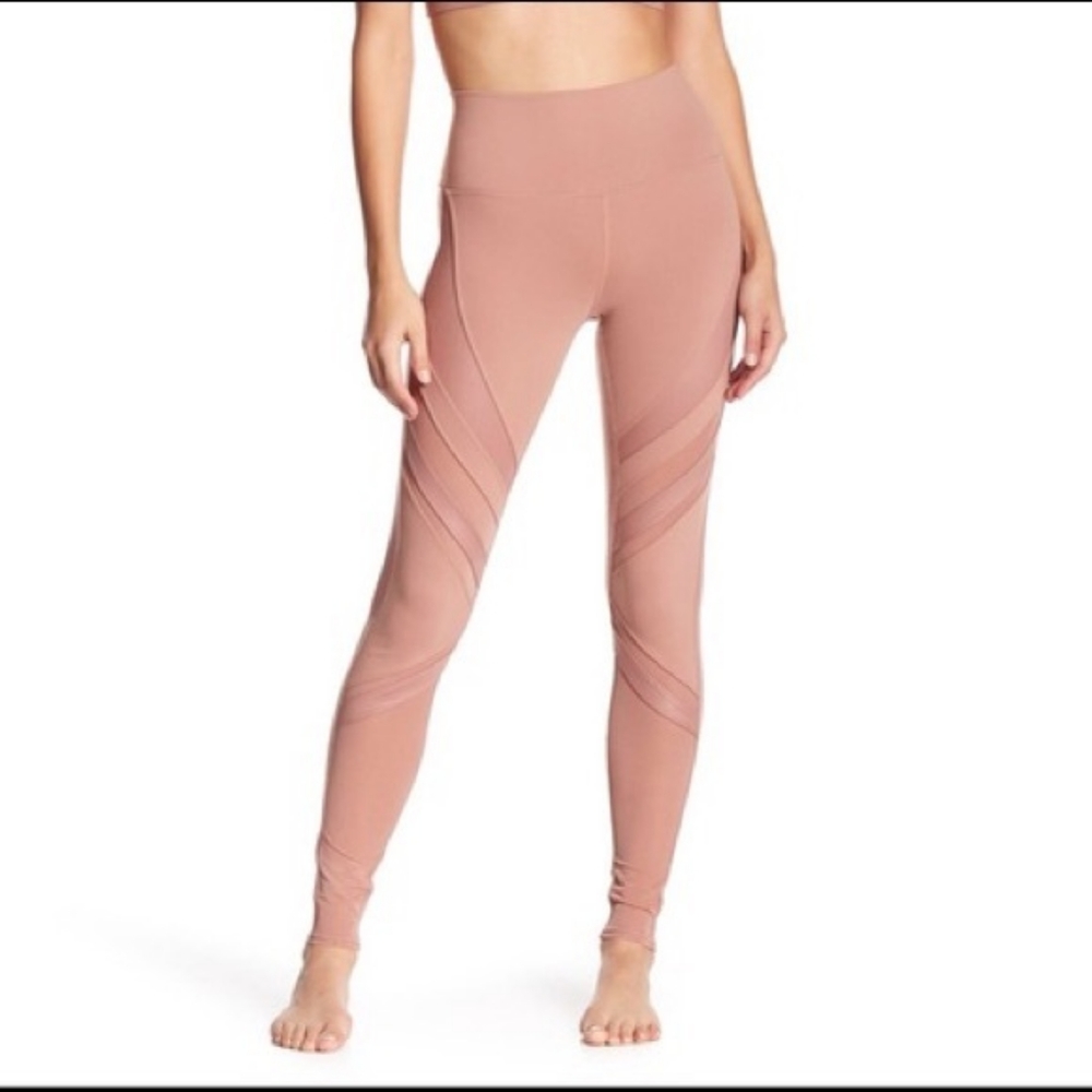 Alo Yoga High Waist Epic Legging in Rosewater Pink